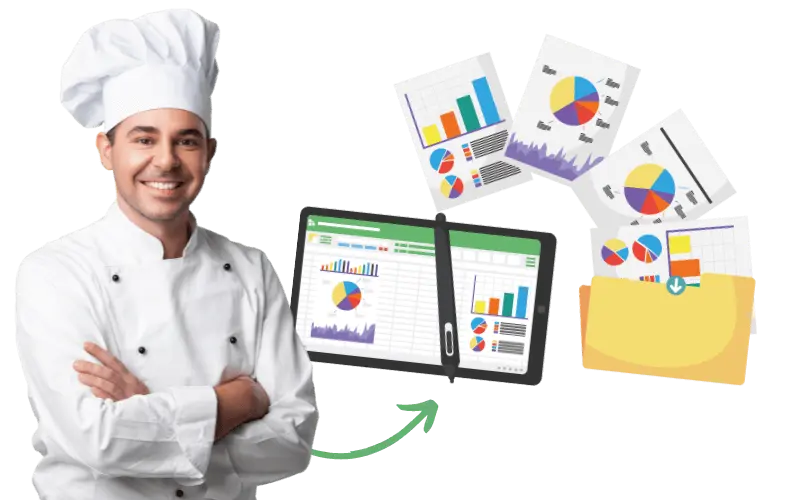 restaurant accounting service-paperwork e-accounting